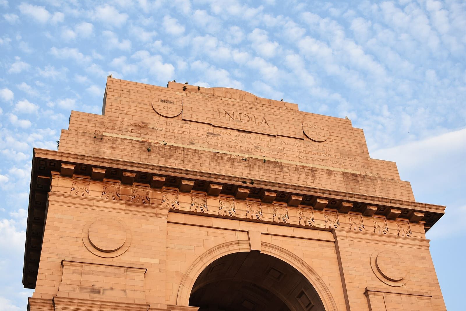 India Gate in central New Delhi