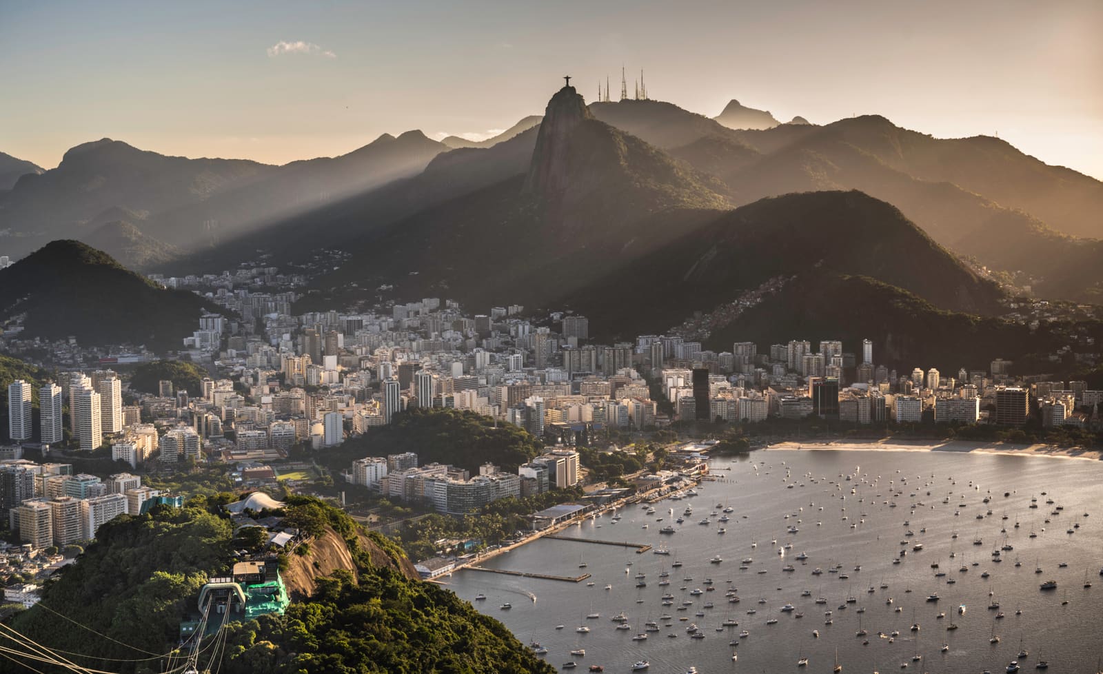 Sugarloaf Mountain over Guanabara Bay, Rio de Janeiro
